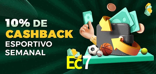10% de bônus de cashback na Ec7